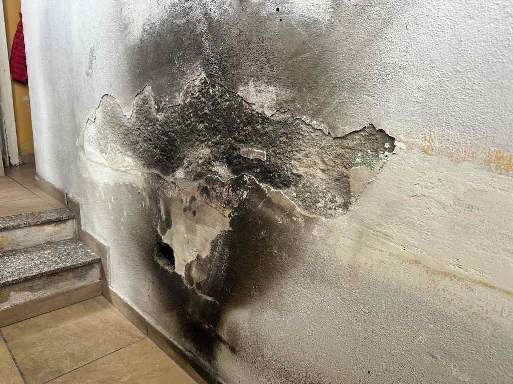 incendio via la rocca