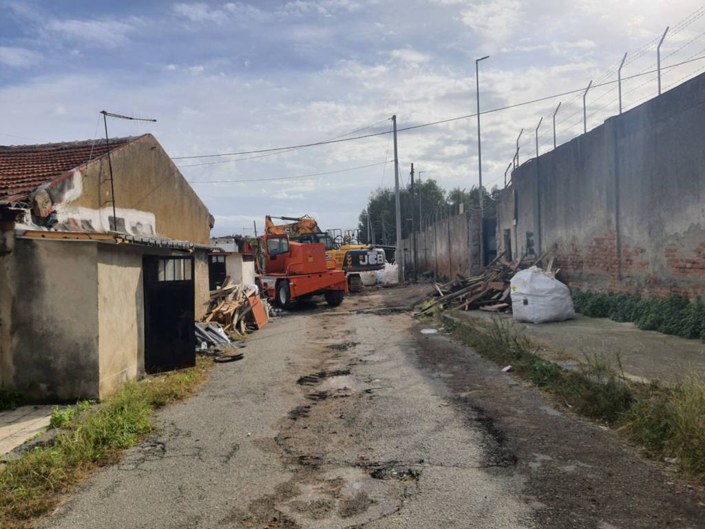 via quinto ennio inizio demolizioni baracche