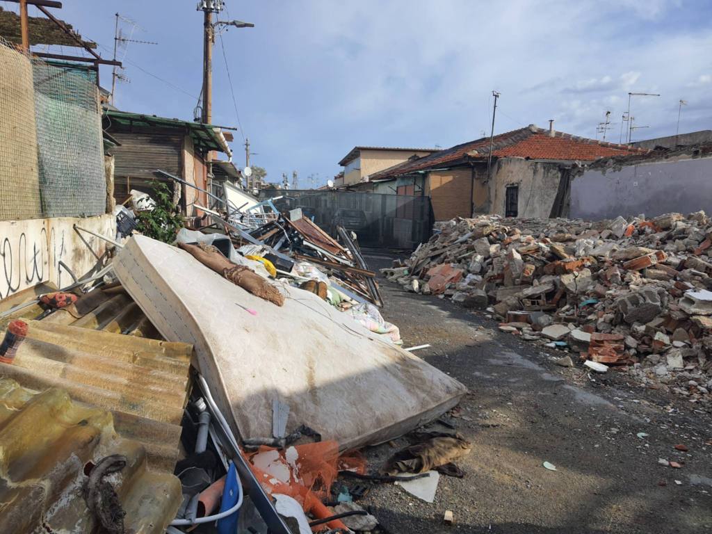via quinto ennio inizio demolizioni baracche