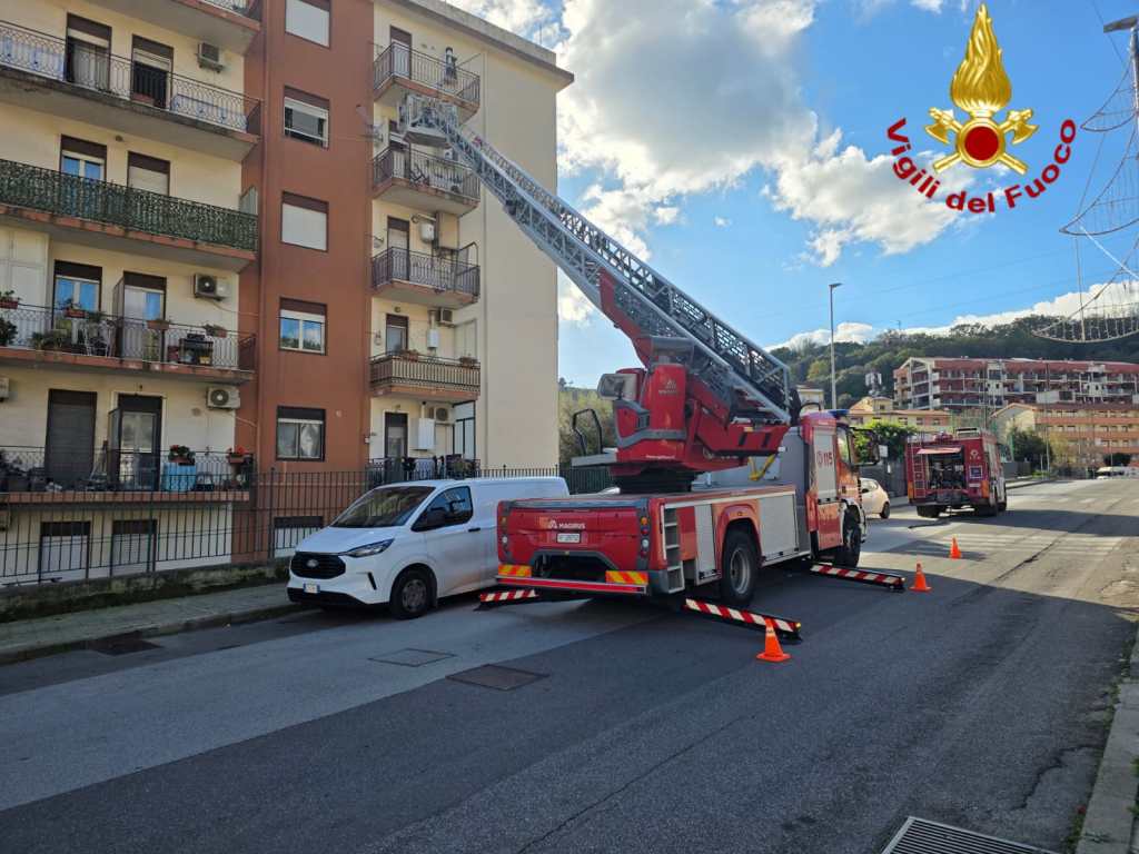 Intervento dei vigili del fuoco a Minissale
