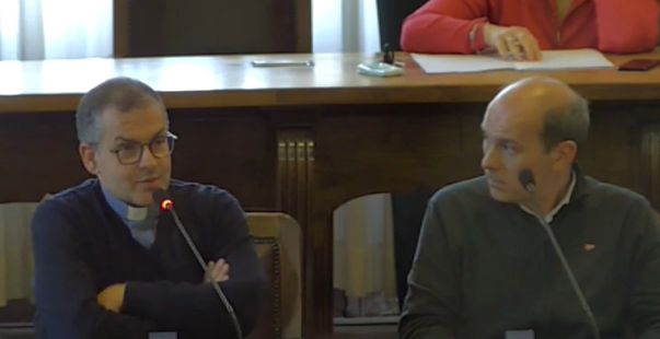 Padre Nino Basile e Angelo Costantino