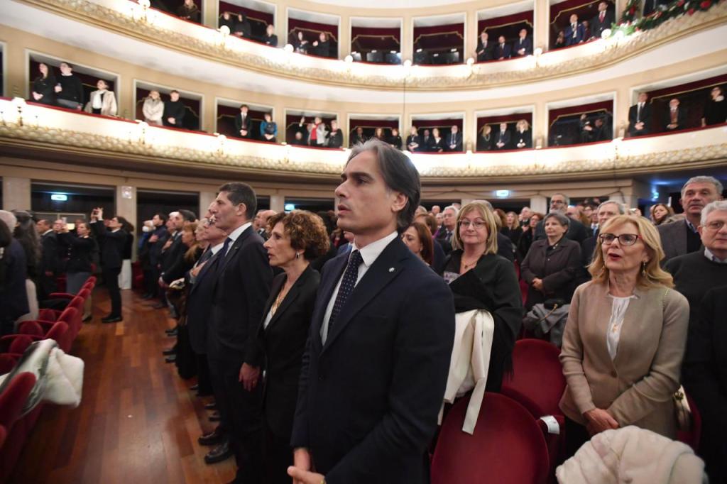 Falcomatà al concerto di Natale dell’Università Mediterranea con la banda della Polizia di Stato