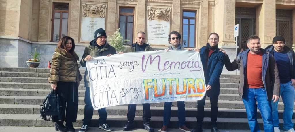 Manifestazione per l'Archivio di Stato a Messina