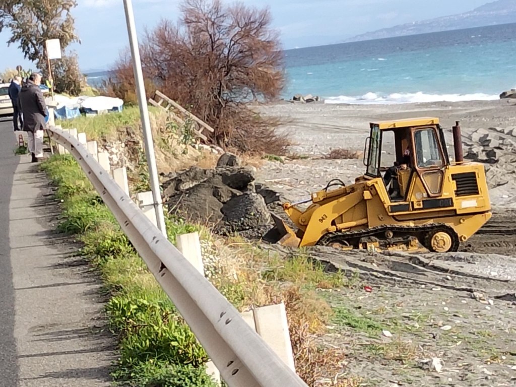 nterventi di somma urgenza lungo il litorale ionico di Messina