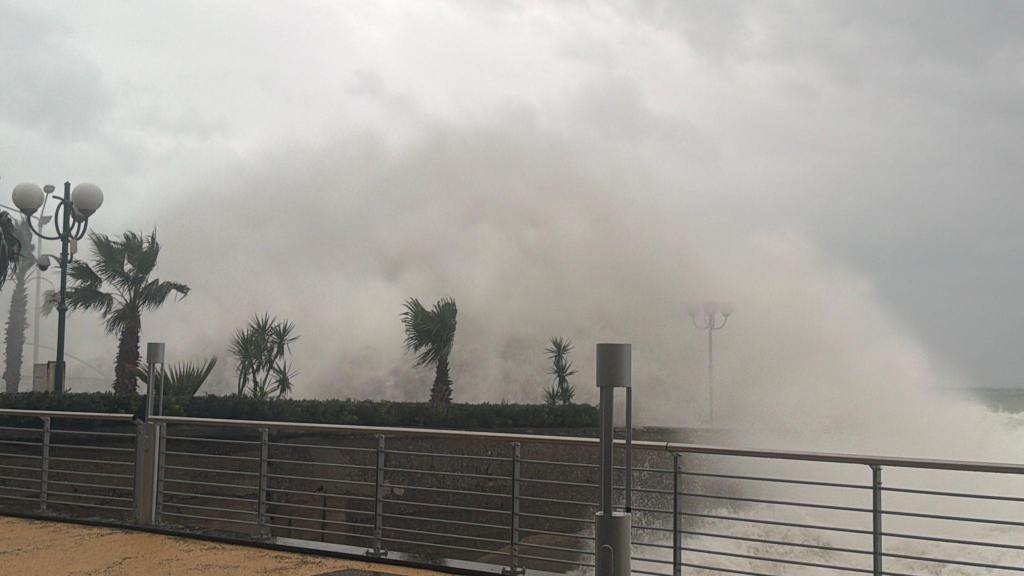 Tempesta a Taormina - Ciclone Harry