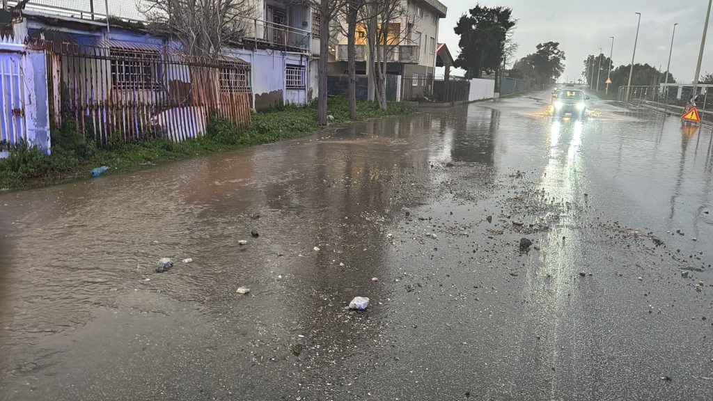 Messina sud, ciclone Harry