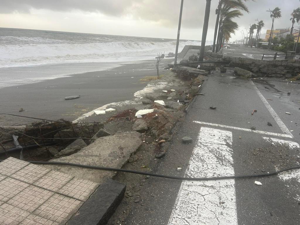 Roccalumera, ciclone Harry