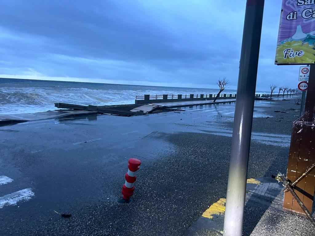 Roccalumera, ciclone Harry