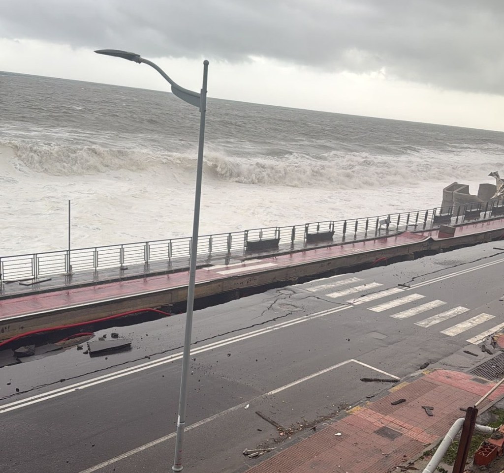 Santa Teresa di Riva ciclone Harry