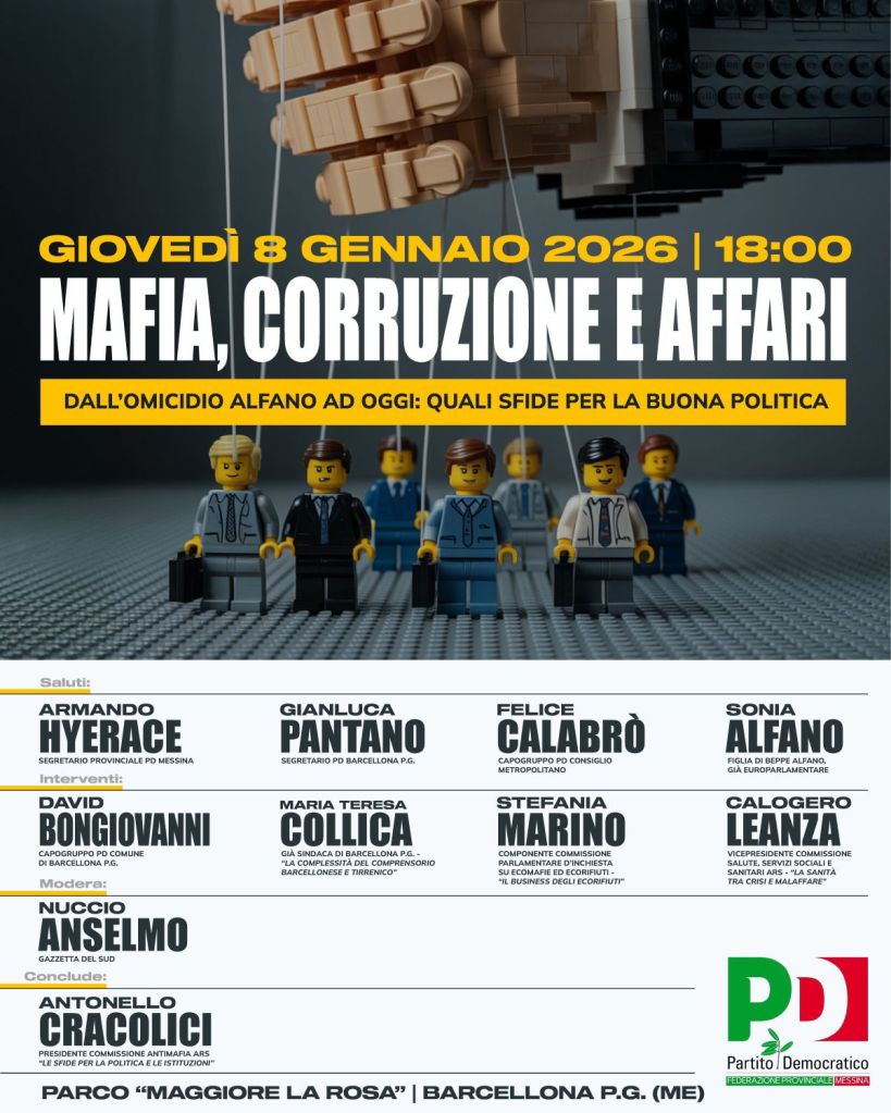 “Mafia, corruzione e affari. Dall’omicidio Alfano a oggi", incontro a Barcellona
