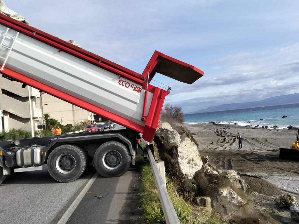 nterventi di somma urgenza lungo il litorale ionico di Messina