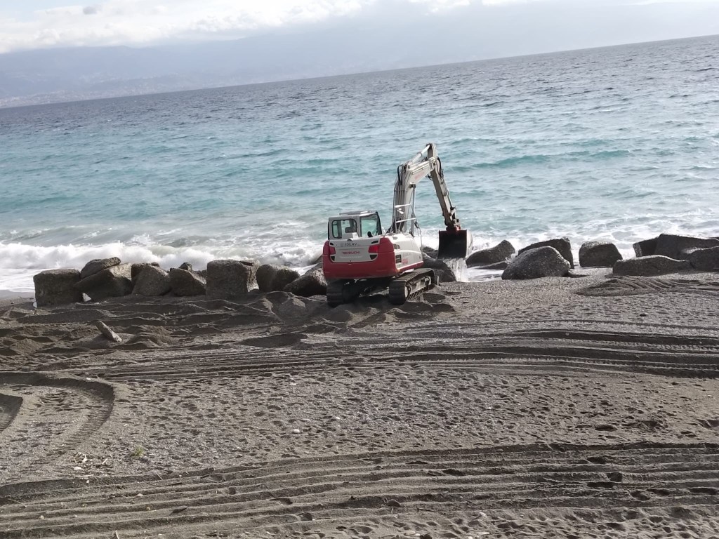 nterventi di somma urgenza lungo il litorale ionico di Messina
