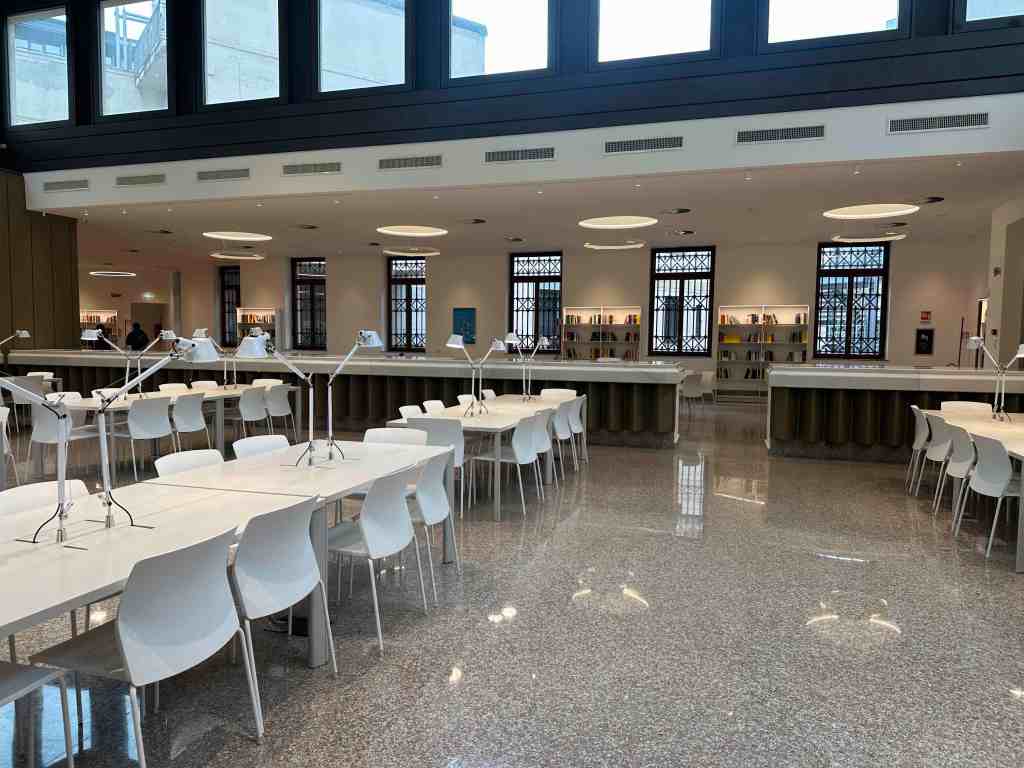 sala lettura ex Banca d'Italia