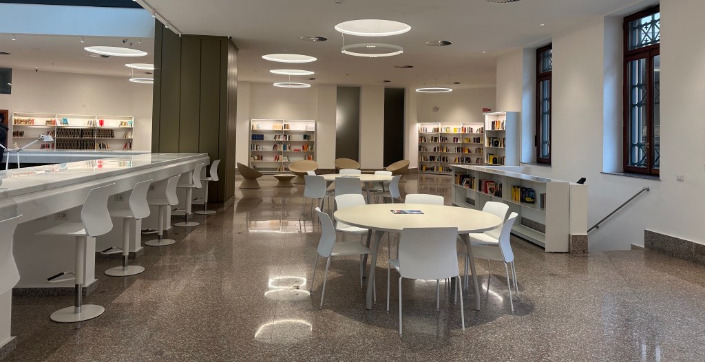 sala lettura ex Banca d'Italia