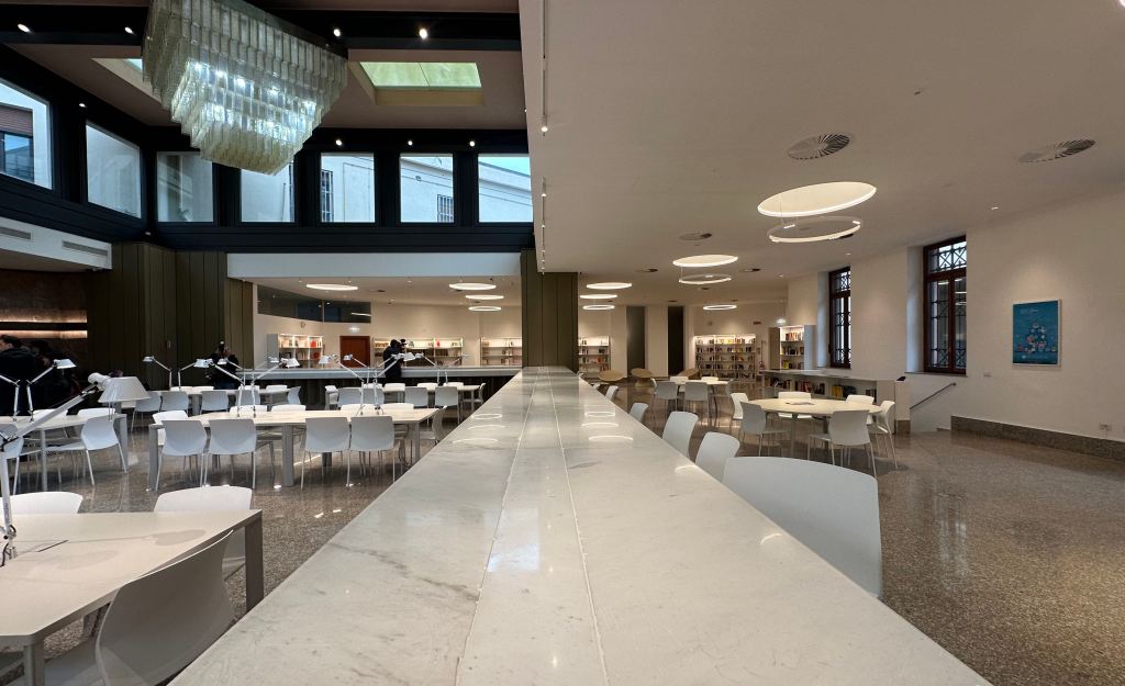 sala lettura ex Banca d'Italia