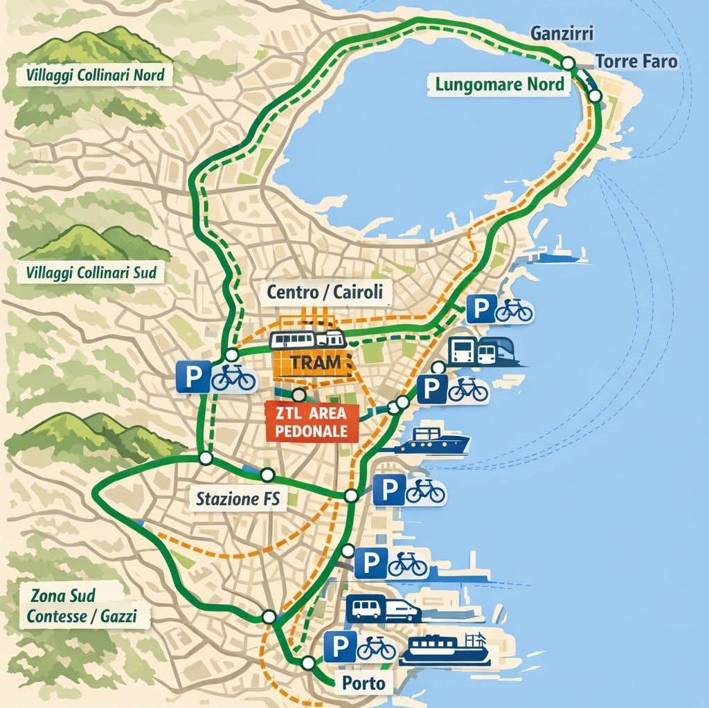 piste ciclabili Messina