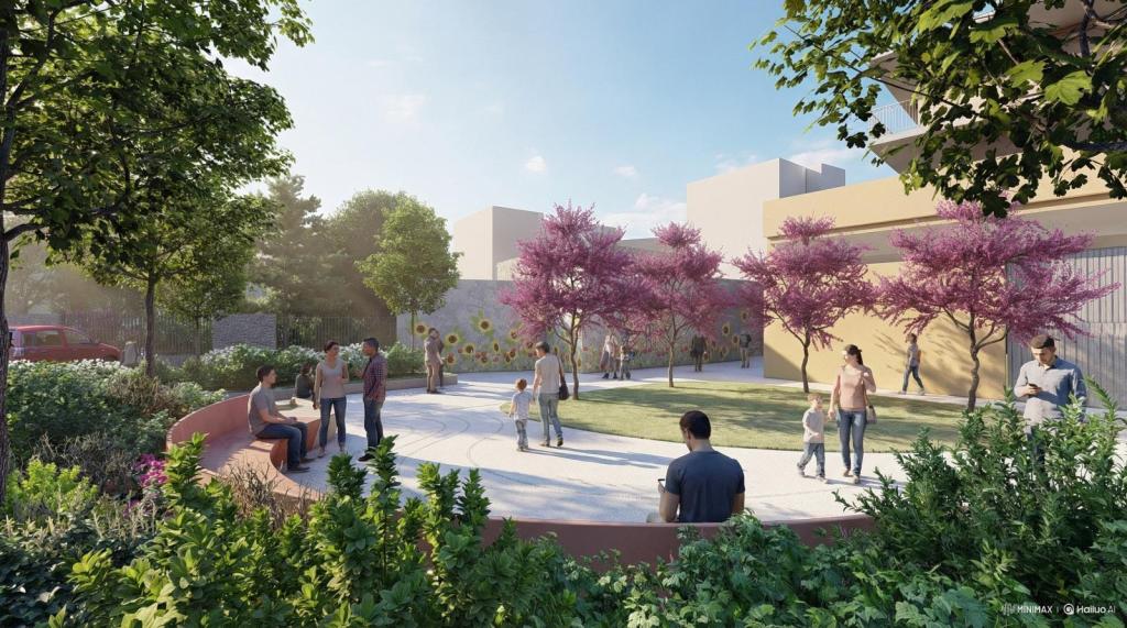 rendering piazza sara campanella