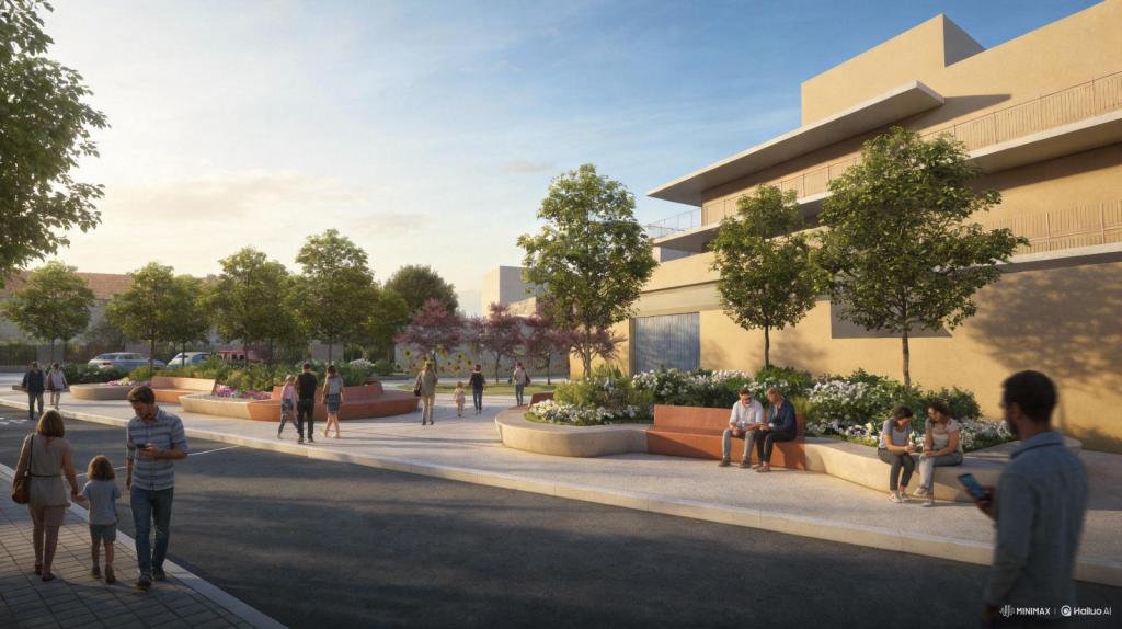 rendering piazza sara campanella