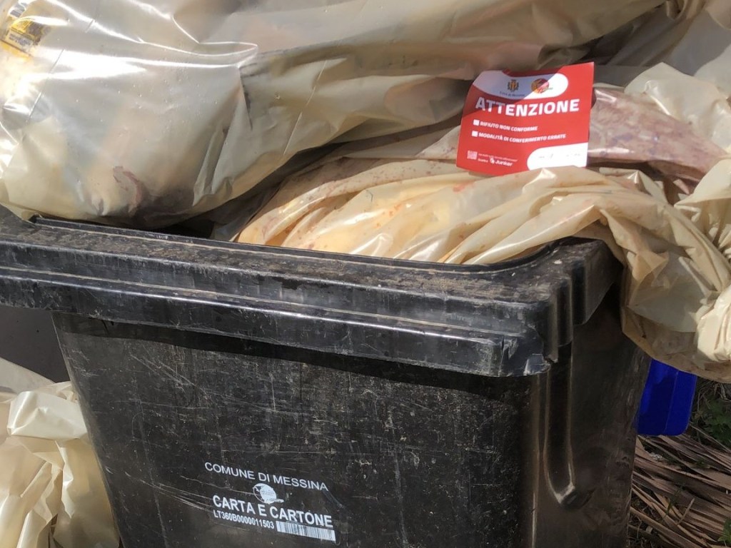 rifiuto non conforme