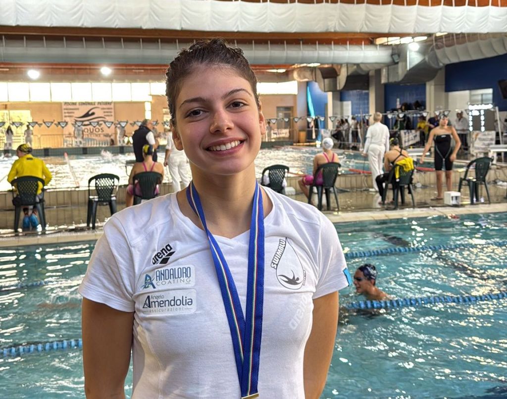 perdichizzi con la medaglia al collo