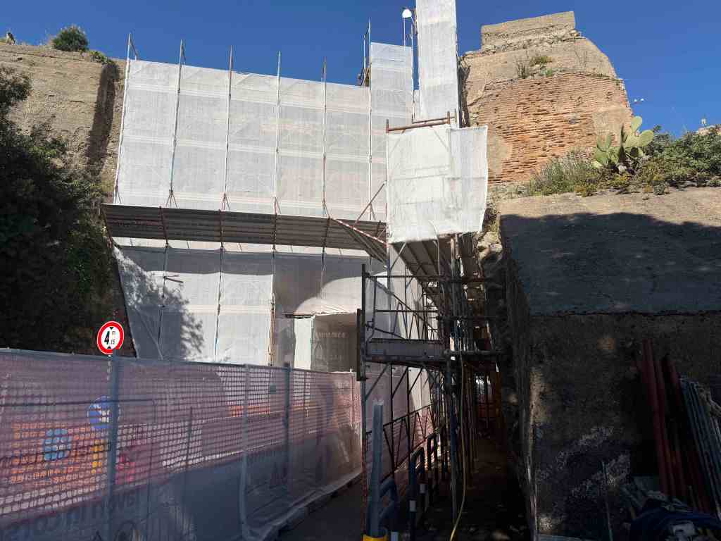 arco di cristo re lavori restauro