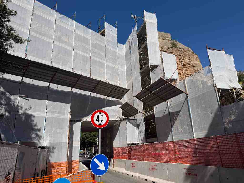 arco di cristo re lavori restauro