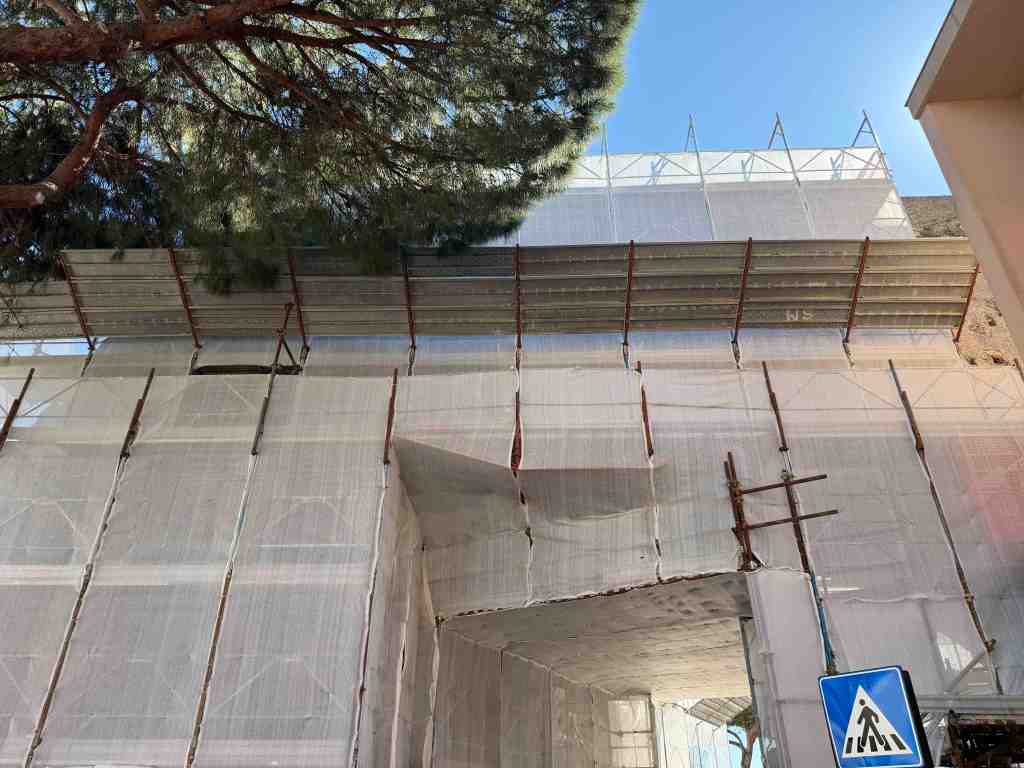 arco di cristo re lavori restauro