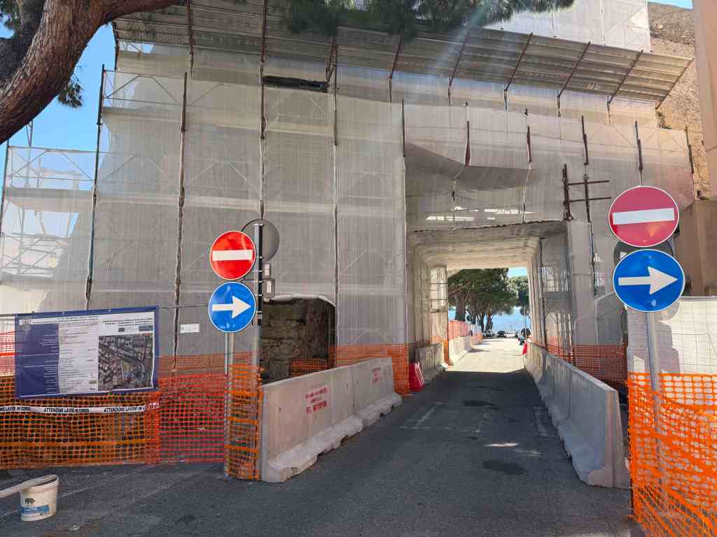 arco di cristo re lavori restauro