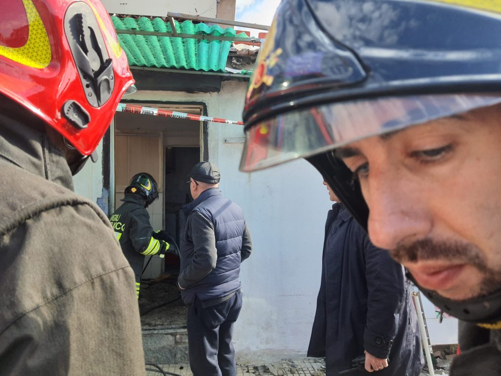 Incendio rione Taormina