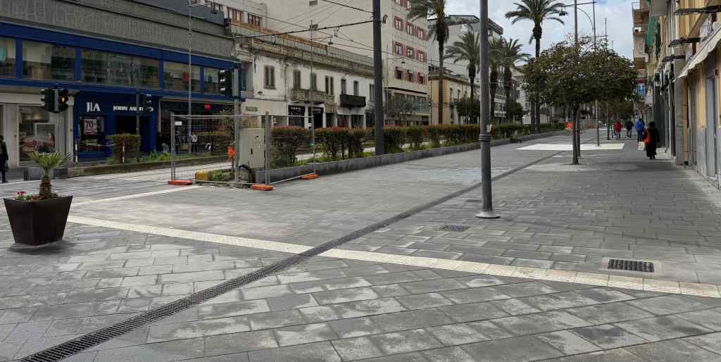 isola lavori Viale San Martino 