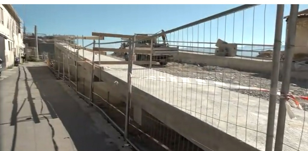 lavori viadottino portalegni