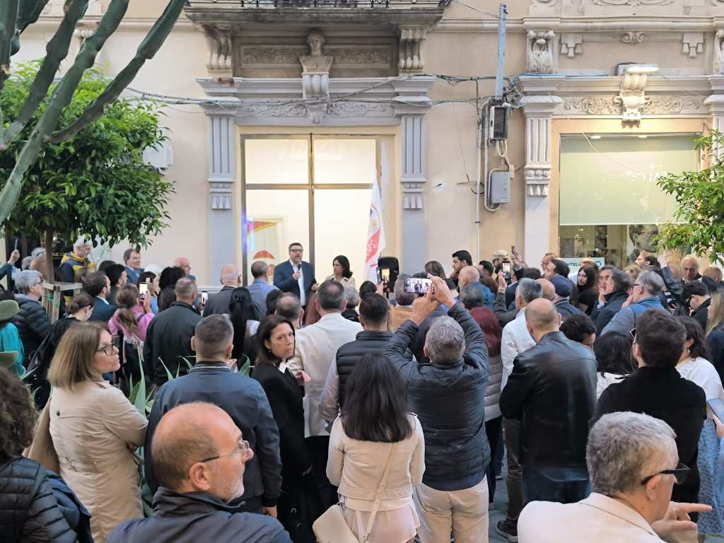 Comitato elettorale Movimento Cinquestelle a Messina