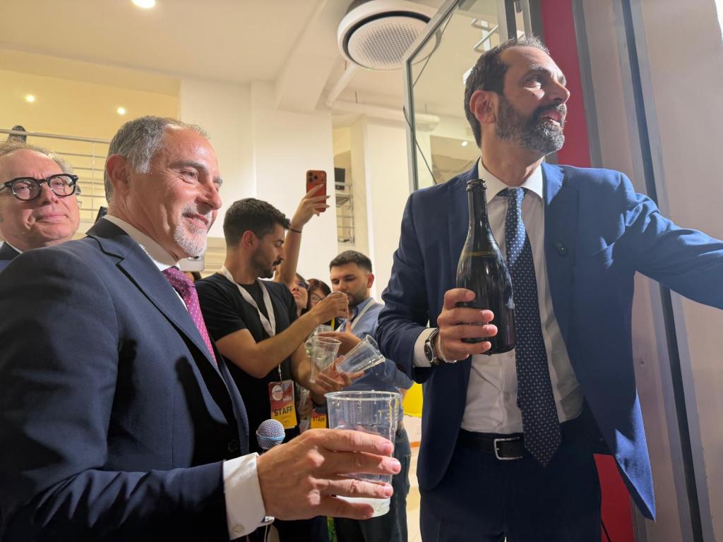 federico basile rieletto festeggiamenti