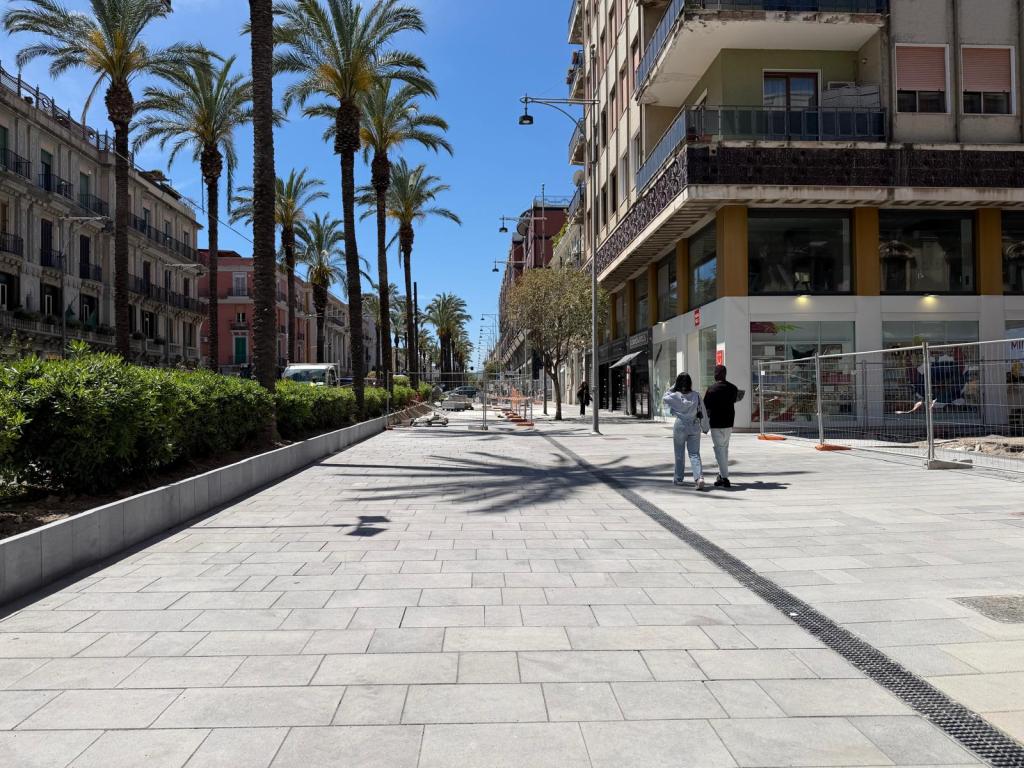 lavori isola pedonale viale san martino