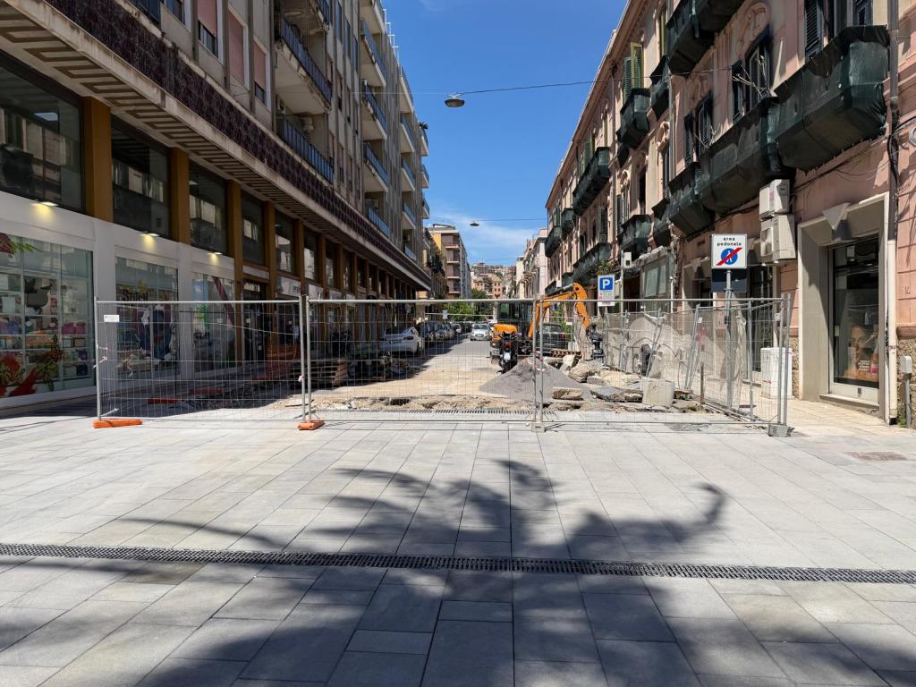 lavori isola pedonale viale san martino