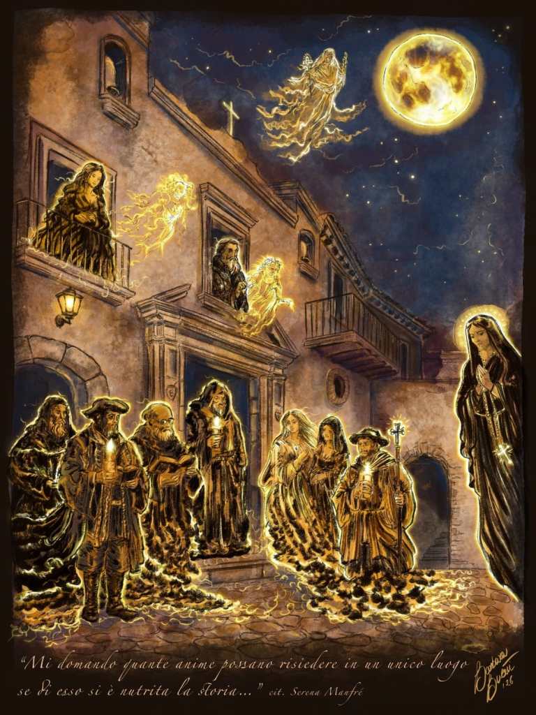 Eremo San Corrado, illustrazione di Barbara Buceti