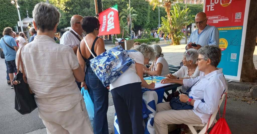 Raccolta firme No ponte Capo Peloro