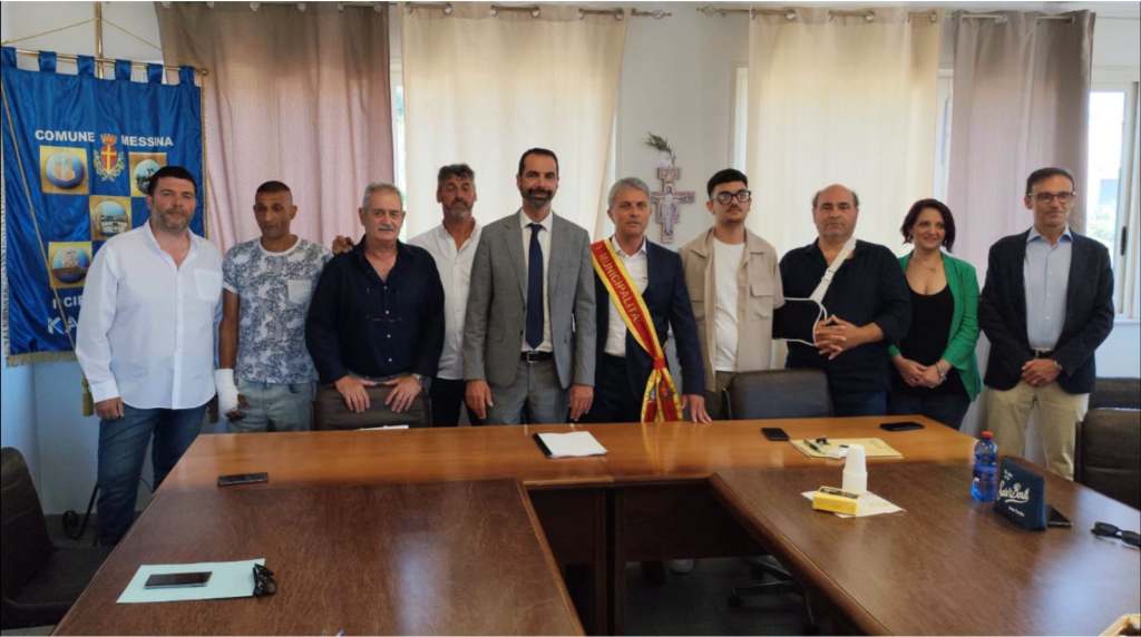 I Circoscrizione con il sindaco Basile