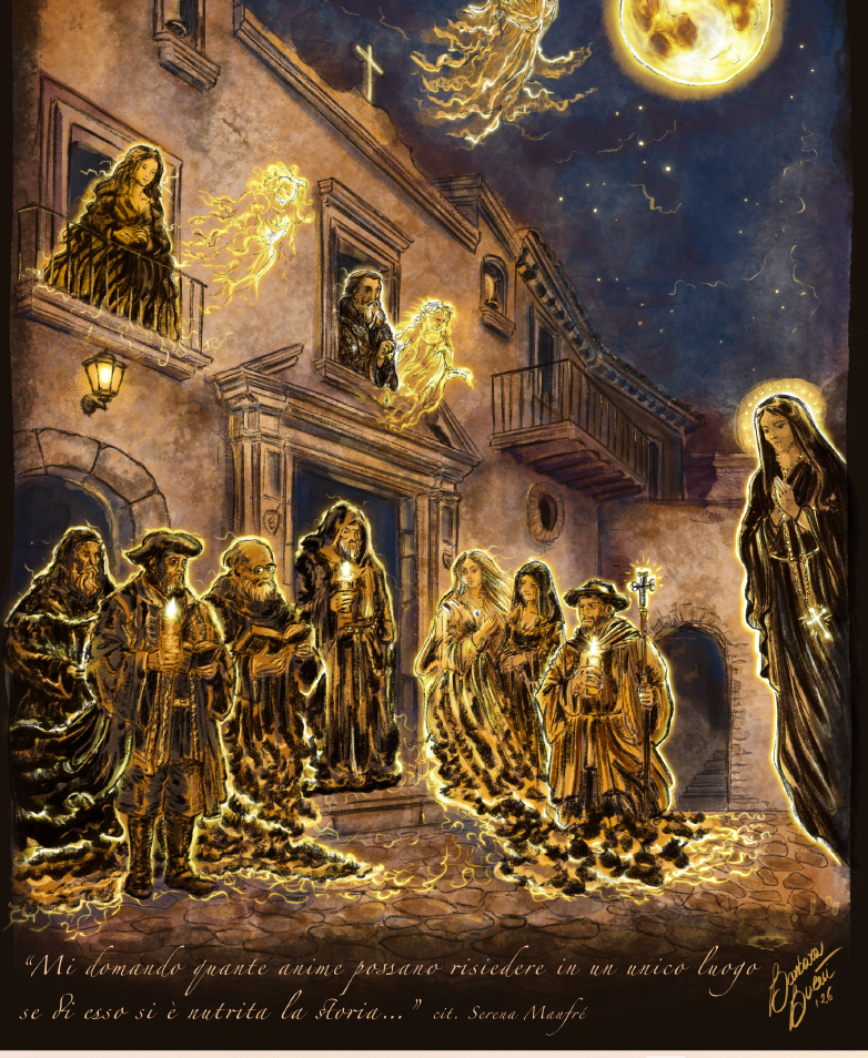 Eremo San Corrado, illustrazione di Barbara Buceti