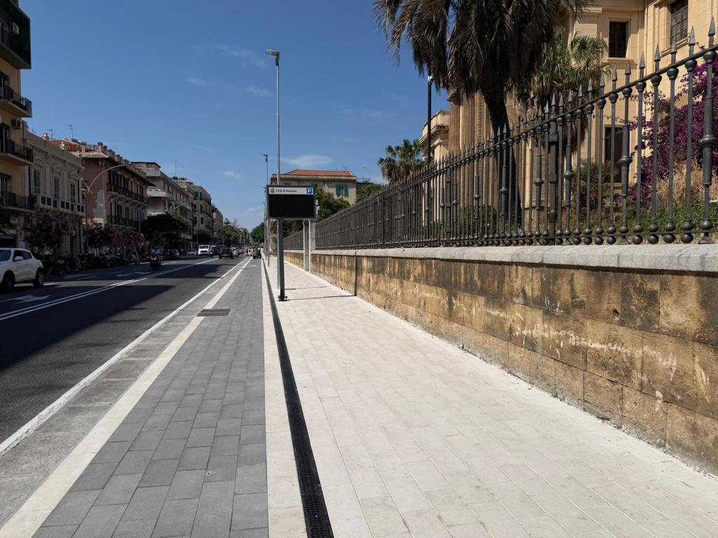pista ciclabile lavori via cesare battisti