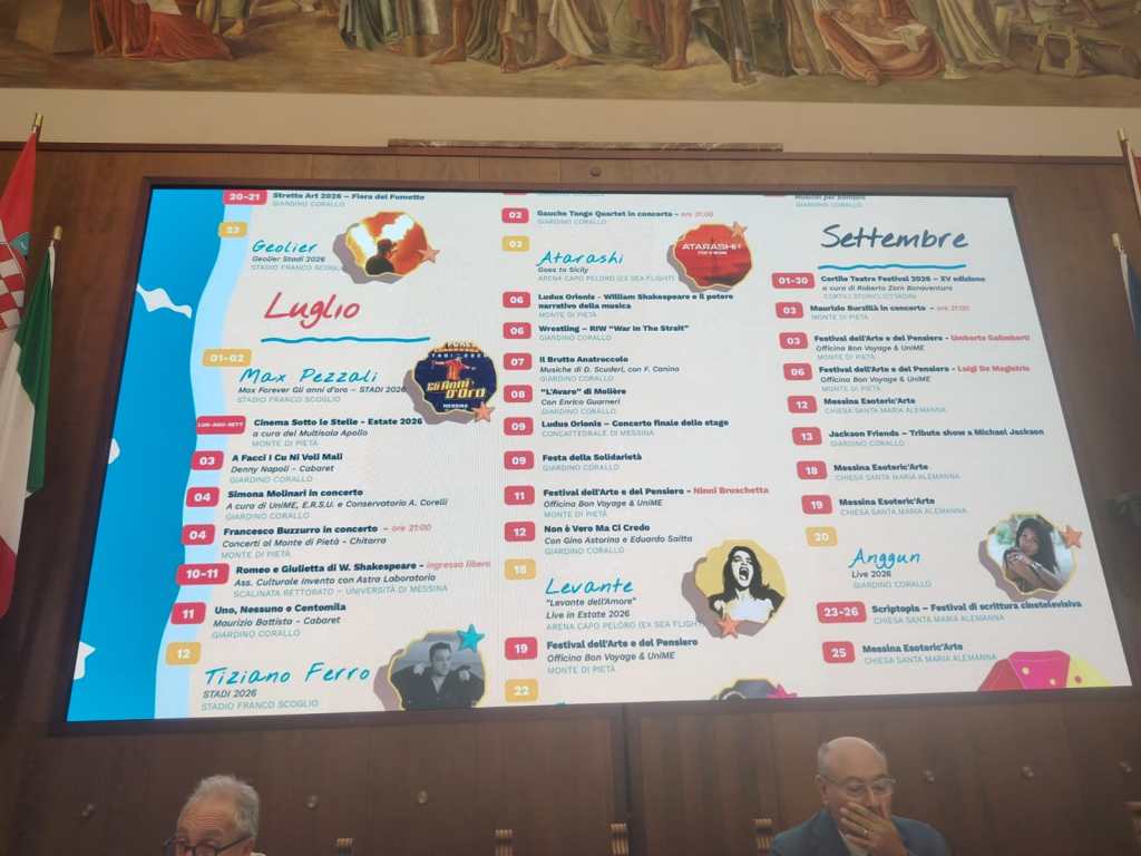 Cartellone estivo 2026