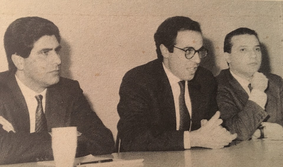 Panzera Tornatore e Cicero nel 1989