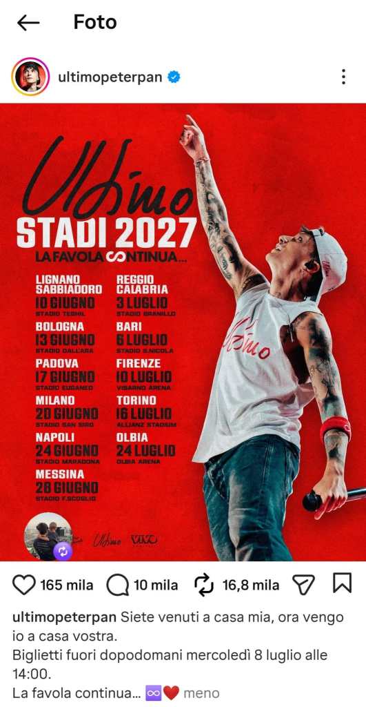 Ultimo Stadi 2027