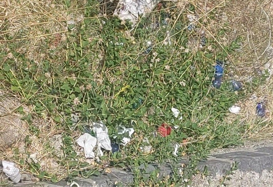 rifiuti e incuria belvedere cristo re 1