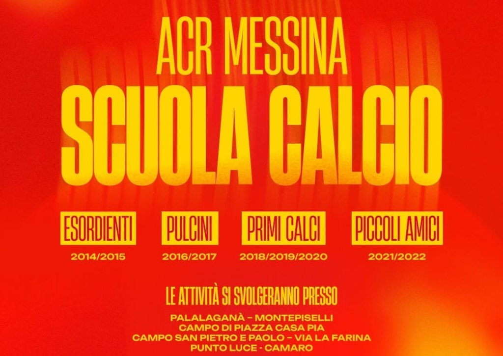 scuola calcio acr messina
