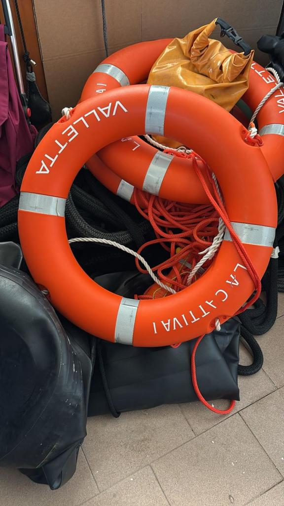 Lavori allo yacht Cattiva I