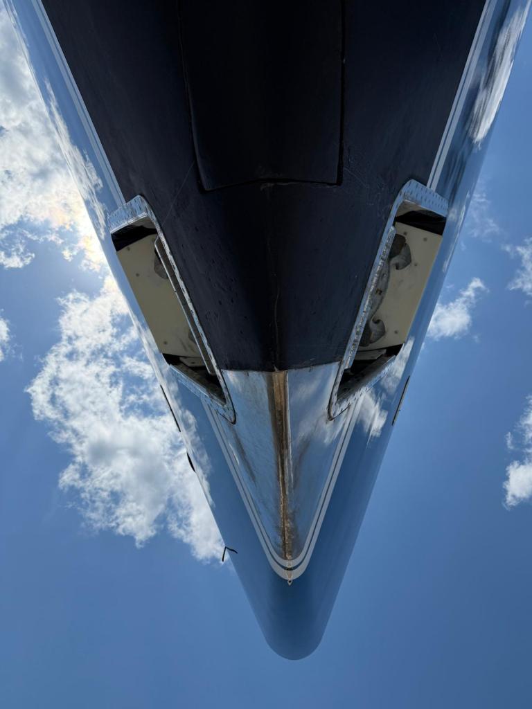 Lavori allo yacht Cattiva I