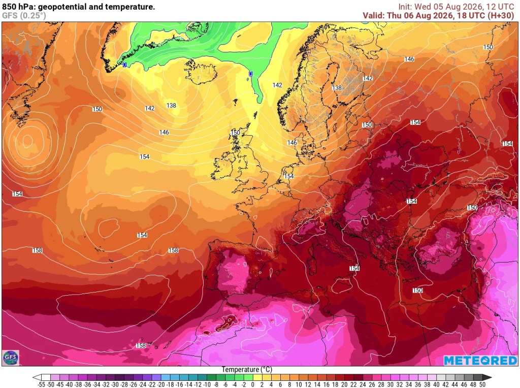 Meteo. La fascia degli anticicloni subtropicali invade l'Europa