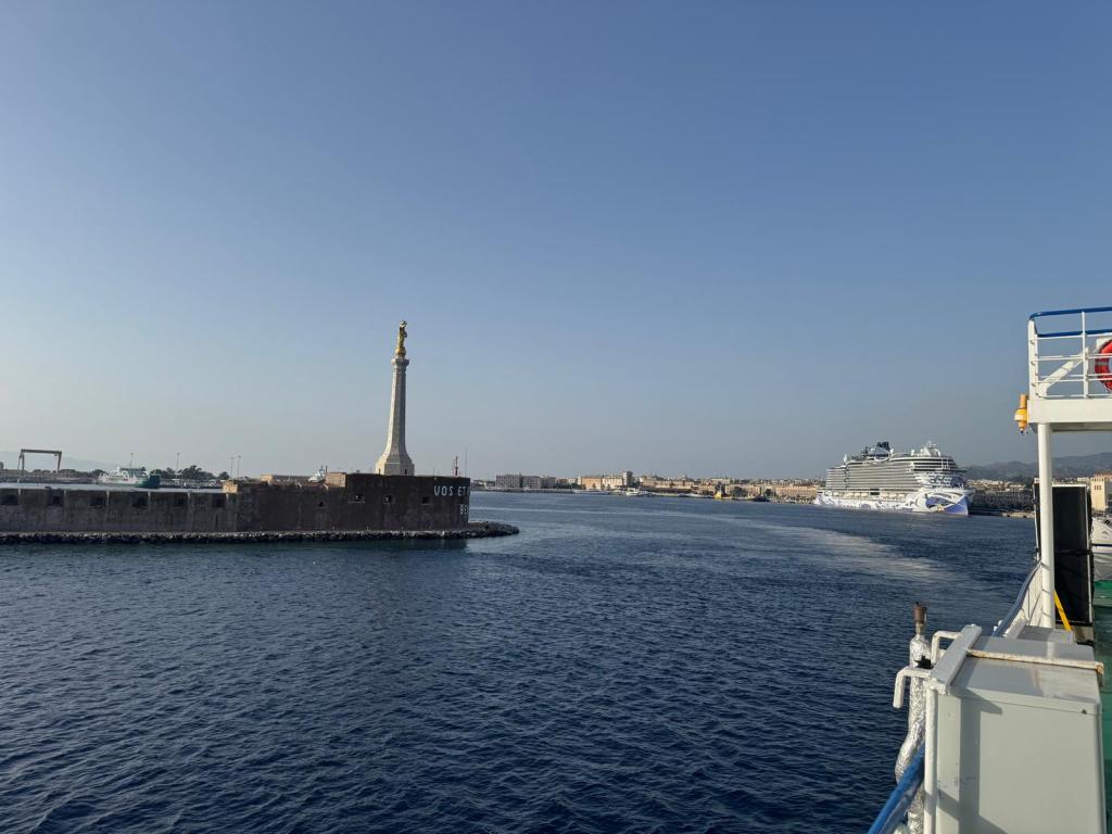 Madonnina del porto a Messina 24 agosto