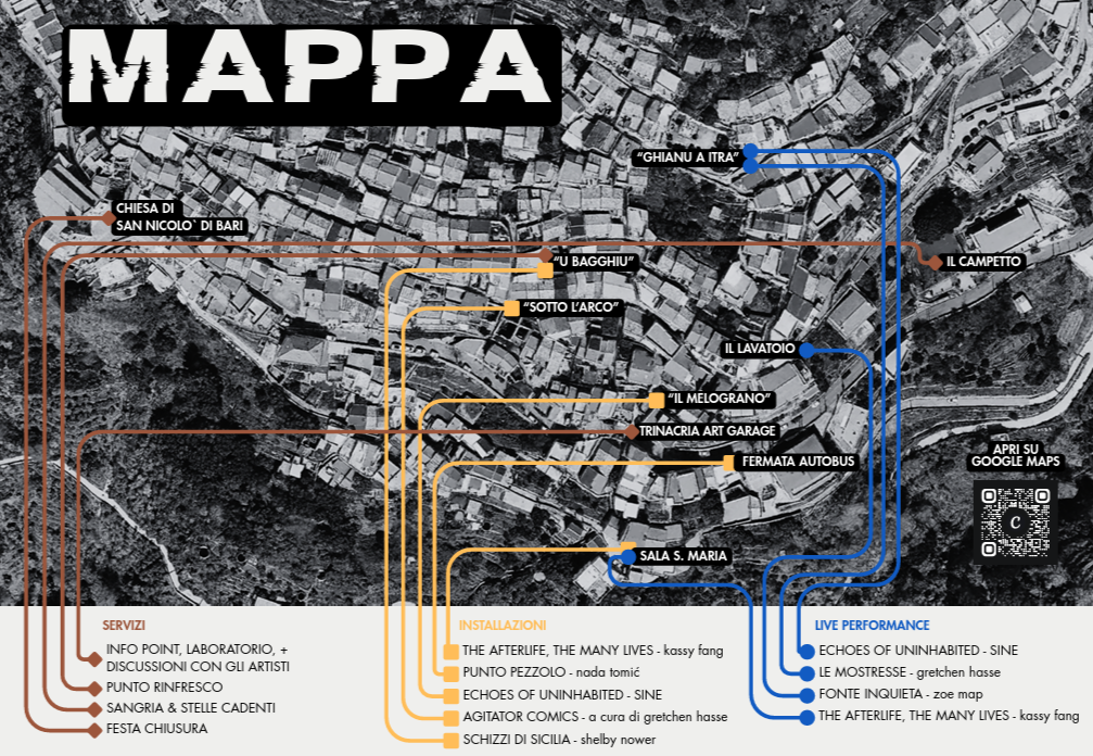 Trinacria Art Festival mappa